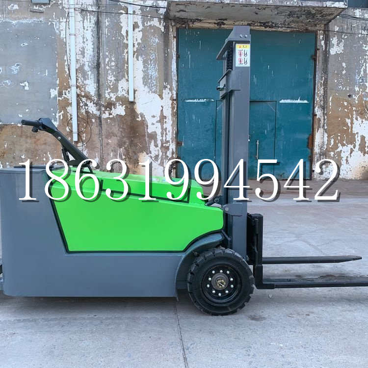 华坪县小型电动叉车1吨2吨步行站驾式电瓶堆高充电装卸车液压升降车铲车